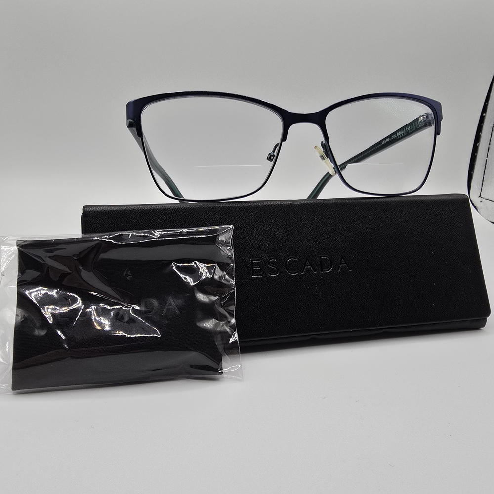 Escada Eyeglasses, Frames Only, VES 960 COL. 8GAM 135, Womens Metal Full Rim